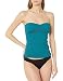 Anne Cole Women's Twist Front Shirred Bandeau Tankini