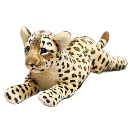 TAKEYぬいぐるみ タイガー チーター しし リアル アニマルシリーズ おもちゃ お誕生日 プレゼント (48cm,チーター)