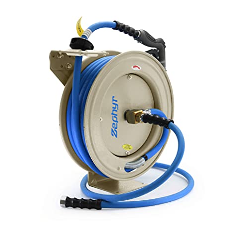 Image of Zephyr Heavy-Duty Auto-Retractable Water /Garden Hose Reel (Industrial-Grade) Made in India