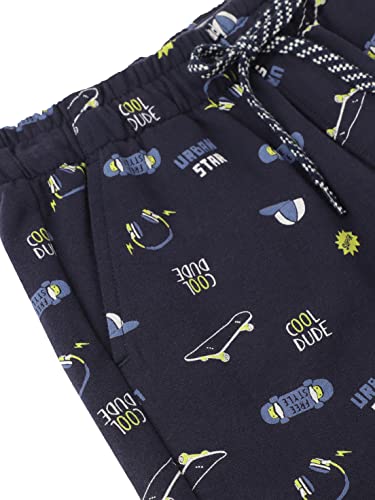 Image of Jockey CB03 Boys Super Combed Cotton French Terry Printed Shorts with Turn Up Hem Styling (Colors & Prints May Vary)