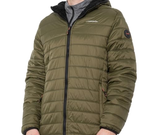 Mens Hawke Light Weight Coat Sherpa-Lined Puffer Jacket- Size Small, Medium, Large or X-Large/Colors: Black Navy or Olive3