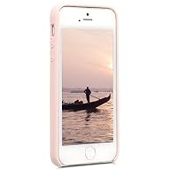 kwmobile Handyhülle für Apple iPhone SE (1. Gen. 2016) / iPhone 5 / 5S Hülle - Case Silikon - Kabelloses Laden - Schutzhülle Cover in Altrosa – Ansicht 2