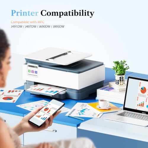 Image of LC3013 Ink Cartridges BK /C /M /Y Compatible for Brother LC3013 High Yield