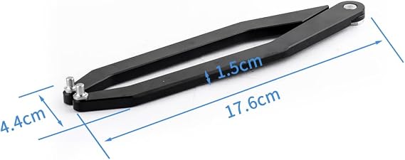 MOTO4U Adjustable Face Spanner 3mm/4mm/5mm - Pin Spanner Fork Cap Wrench for Effortless Removal