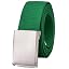 1pk Silver Buckle - Kelly Green