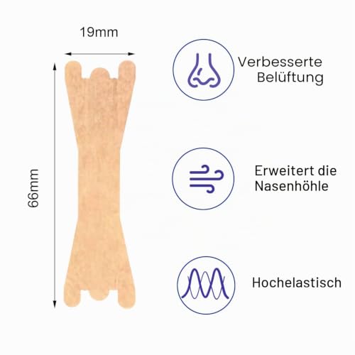 Nasenpflaster Schnarchen, 120 Stück Nasal Strips Schnarchstopper Anti Schnarch Nose Strips… – Ansicht 5