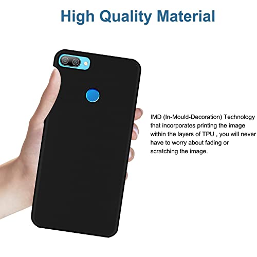 Image of HELLO ZONE Soft Back Case Cover for Honor 9N - Black