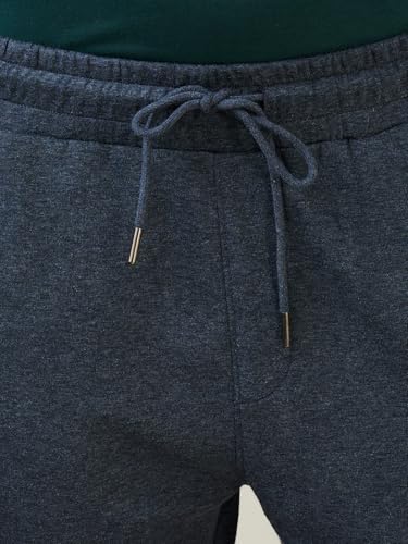 Image of Raymond SleepZ Men Regular Fit Solid Pattern Cotton Polyester Blend Trackpant