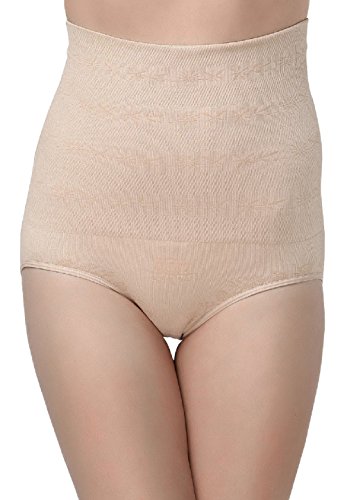 Golden Girl Womens Tummy & Waist Shaper With Leather Waist Belt (High Waist-Skin _Skin _Free Size)