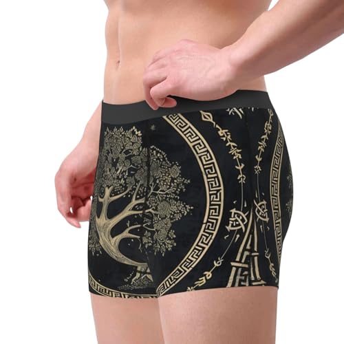 Viking Celtic Tree Of Life Norse Meditation Runes Men'S Boxer Briefs Cool Underwear For Men Soft Comfortable2