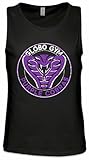 Urban Backwoods Purple Cobras Men Tank Top Vest Gym Shirt Black Size XL