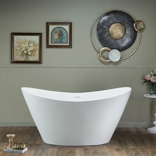 WOODBRIDGE 59 in. x 29.13 in. Stone Resin Luxury