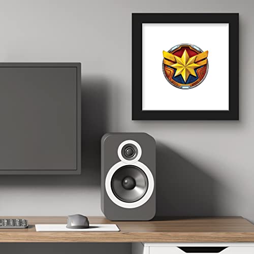 Poster Marvel Avengers Captain Marvel encadré noir 30,5 cm décoration murale - 5