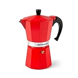 Orbegozo Cafetera Italiana KFR640 6 Tazas Rojo