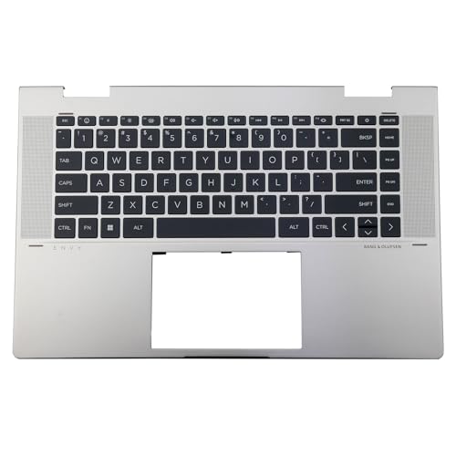 BestParts Palmrest Backlit Keyboard Compatible with HP Envy X360 15-FE 15T-FE 15-FE0073DX 15-FE0023TX Silver - N49283-001
