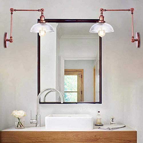 Lámpara de iluminación interior regulable AMUCK con pantalla de cristal transparente 5