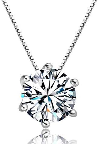 Silver-Plated Necklace Crystal Teardrop Pendant For Women/_19290 image 4