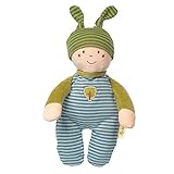 sigikid puppe rosi Kuscheln und Knautschen: Weicher Schmusestoff gibt nach und lässt sich besser greifen als Puppen aus festem Kunststoff, Leicht und handlich für kleine Kinderhände