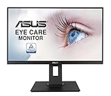 VESA-Wandbefestigung, um Platz auf dem Schreibtisch zu sparen sowie ein ergonomischer Standfuß mit Funktionen zum Neigen, Schwenken, Drehen und Verstellen der Höhe