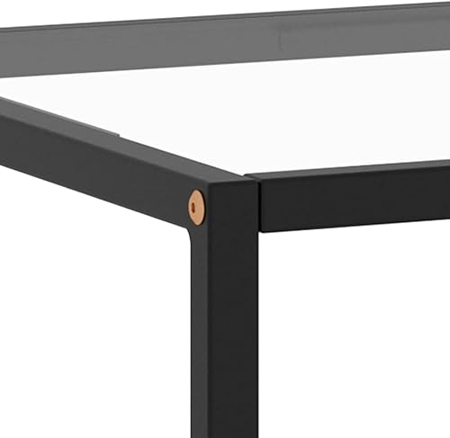 Miniatura 38 de Mesa de centro, mesa de centro industrial, mesa de centro moderna de mediados de siglo, mesa central para sala de estar, mesa de cóctel, mesa Negro