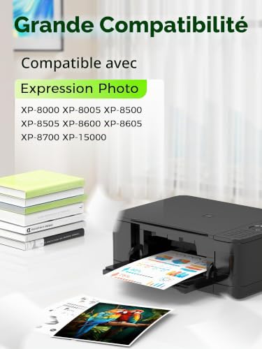 Jettruemedia 378XL Cartouches d'encre Compatible pour 378 XL Expression Photo XP-8600 XP-8605 XP-8505 XP-8500 XP-8005 XP-8000 XP-8700 XP-15000 XP8600 XP8500 XP8605 XP8505 XP8700 (Pack de 7) – vue 2