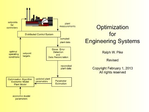 Optimization for Engineering Systems Revised
