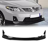 Front Bumper Lower Spoiler Splitter Lip Kit for Toyota Corolla 2011-2013