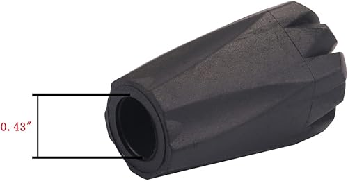 Miniatura 3 de Accesorios para bastones de senderismo extra gruesos y resistentes al desgaste, puntas de goma para soporte de nieve para bastones de senderismo