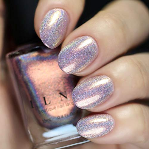 Image of ILNP Morning Rays - Mauve Pink Holographic Shimmer Nail Polish