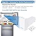 Upgraded DA97-14474C DA97-14474A Ice Bucket Compatible with Samsung Ice Maker Replacement DA97-12604D Samsung Ice Bucket Replacement Ice Maker Tray DA97-21040A RF28HMEDBSR RF263 Ice Container Ice Bin