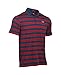 Under Armour Men's Groove Stripe Polo, Blackout Navy (997)/Overcast Gray, Large