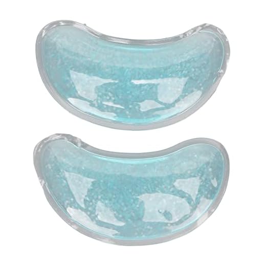 Ice Gel Eye Pack, Fatigue Relief Reusable Cooling Eye Pad PVC Soft for Travel