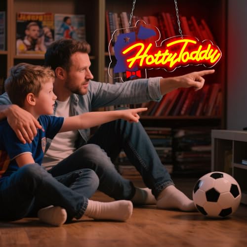 Image of Pugna Team Chant Neon Signs for Wall Decor Neon Lights for Bedroom Led Signs Suitable for Dormitory Man Cave Christmas Gift