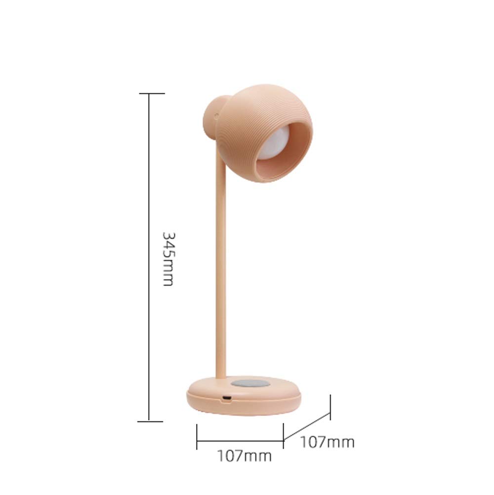 Prosta lampa biurkowa LED ładowana dotykowo ściemnianie czytanie ochrona oczu lampa stołowa do sypialni biurko USB lampka nocna / D