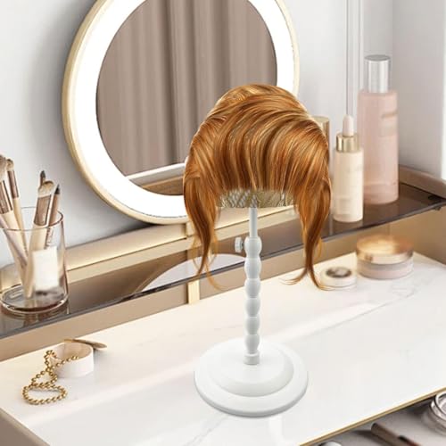 Porte perruque réglable jaune pour simplifier votre routine beauté matinale