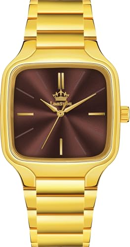 Image of LIMESTONE Classic Series Men Analog Watch - Stainless Steel Mesh Strap with Elegant Dial & Roman Numerals | Quartz Wristwatch for Casual & Formal Wear