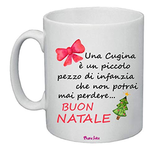 Tazza Buon Natale Cugina