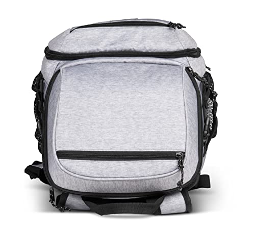 Igloo Gizmo MaxCold 30-Can Backpack Cooler, Gray | Padded straps with a sternum strap, a deep insulated front pocket and a padded back pocket for a tablet or book - image 5
