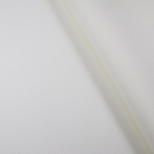 Image of KCS 4 /6 pc of 12 inch x 18 inch 30cmx45cm 16CT Counted Cotton Aida Cloth Cross Stitch Fabric (Light Blue+Khaki+Antique White, 6 pc)
