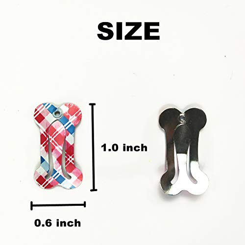 30 Pcs Puppy Cat Dog Hair Clips 1" Min Bone Clips Multicolor Dog Topknot Bows Dog Grooming Bows Pet Supplies Dog Bows Dog Hair Accessories - Image 4