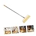 Healeved Heavy Duty Wooden Broom Soft Bristle Brush for Hardwood Tile Indoor/Outdoor