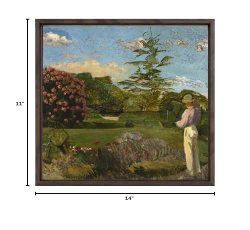 Image of 11x14 Canvas Floating Frame,0.9 inch Deep Canvas Frame,Dark Brown | HUACANVAS Canvas Floater Frame,Floater Frame for Canvas Painting,Floating Frames for Wall Decor(11 inchx14 inch,Dark Brown)