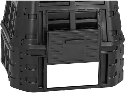 Komposter XXL 740L BRIXO KOMPOBOX pflanzlicher Rasen Humus Abfalleimer Küche 93,3 x 93,3 x 113 cm