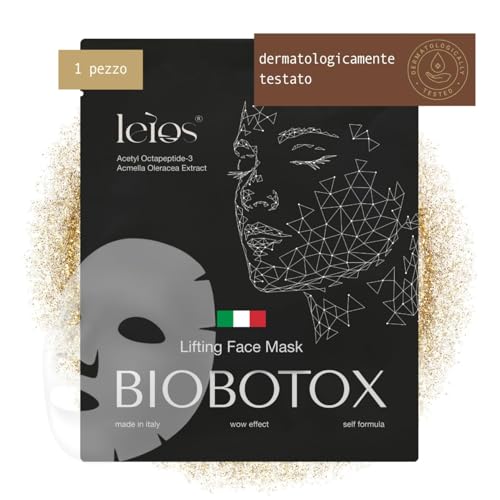 LEìOS TECHNOLOGY Maschera Viso Bio Effetto Botox Con Estratto Di