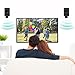 WALI Speaker Wall Mounts, Dual Side Clamping Bookshelf Mounting Bracket for Large Surrounding Sound Speakers, Hold up to 66 lbs. (SWM201XL), 1 Pair, Black