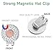 ELIUNG Magnetic Happy Golf Ball Markers, Enamel Golf Hat Clips for Putting Green, Funny Golf Ball Marker Hat Clip Magnet for Golf Lovers Premium Gifts