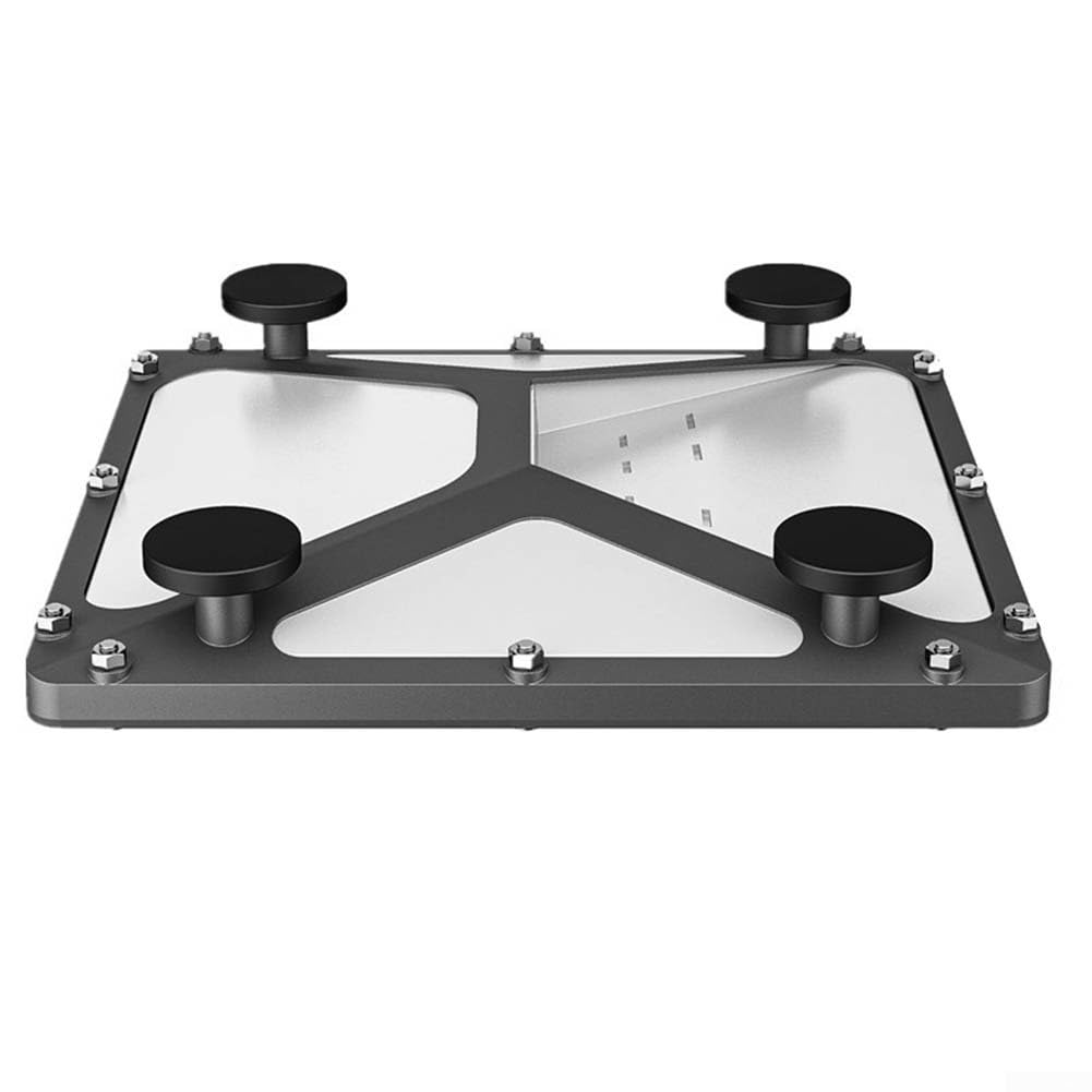 Soporte magnético de techo para Starlink, soporte de señal resistente con 4 imanes fuertes, soporte de aleación de aluminio seguro para pintura para RV, camión, barco, caravana, furgoneta, color negro
