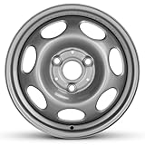 For 2008-2014 Smart Fortwo II 15 Inch Painted Silver Rim - OE Direct Replacement - Road Ready Car Wheel