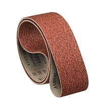 VSM 6-Pack - 2" X 72" 36 Grit Coarse - Ceramic Plus Abrasive Belts with Top Size, Tear-Resistant Flexible Cloth Backing, Durable Hand-Held Machine Compatible Sanding Belts