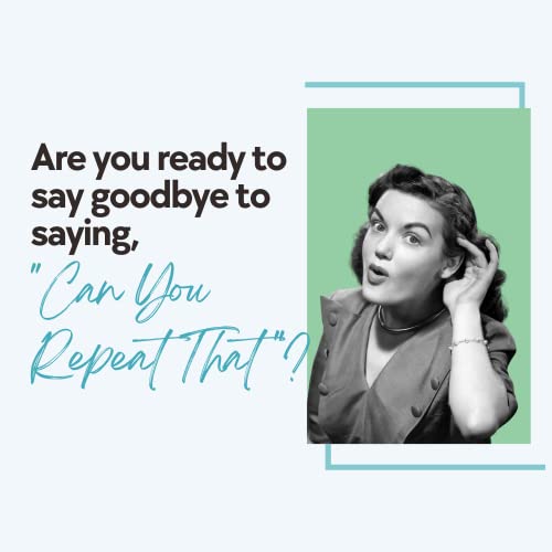 Supli Rechargeable Hearing Amplifier To Aid Adults Seniors Hearing, Mini Digital Hearing Devices For Seniors & Adults,Pair #TOP1